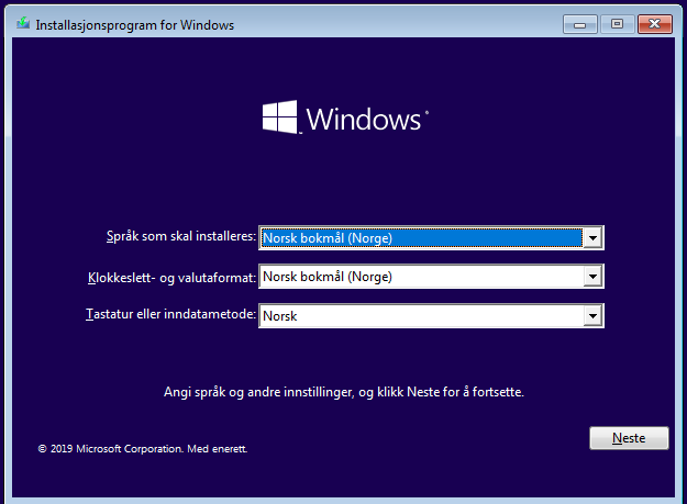 Installere Windows 10 – JB Digital